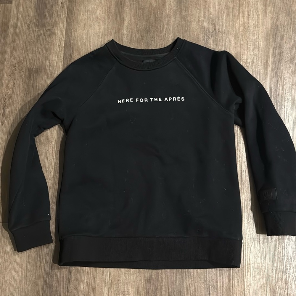 Apres Actif Black Sweater - Here For The Après